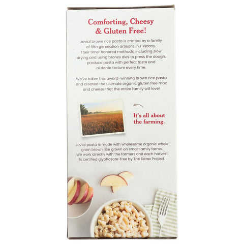 Jovial Organic Gluten Free Mac & Cheese White Cheddar- 6 oz