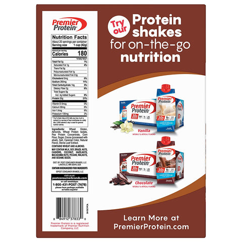Premier Protein Cereal Chocolate Almond - 8.5 oz