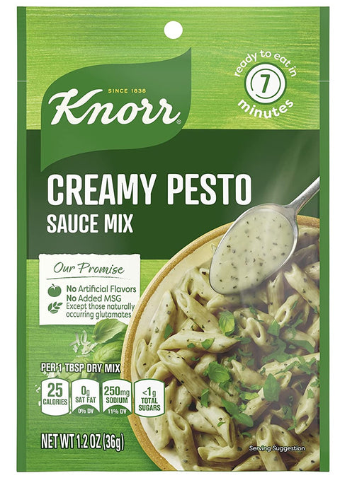 Knorr Mix Sauce Pasta Creamy Pesto - 1.3 oz | Pantryway