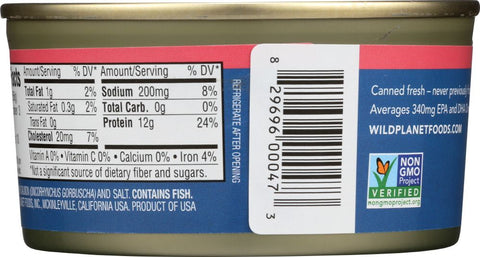 Wild Planet Wild Pink Salmon - 6 oz