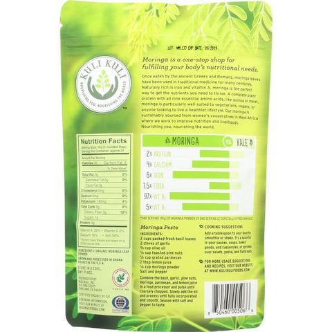 Kuli Kuli Mo Pure Moringa Vegetable Powder - 7.4 oz