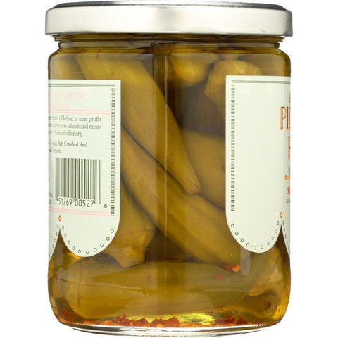 Natural Picked Pink Smokin' Okra - 16 oz