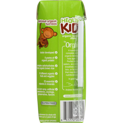 Orgain Healthy Kids Organic Nutritional Shake Chocolate - 8.25 oz
