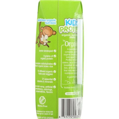 Orgain Healthy Kids Organic Nutritional Shake Vanilla - 8.25 oz