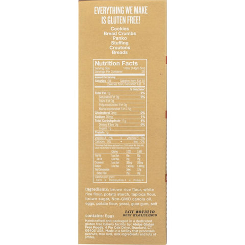 Aleia's Gluten Free Plain Stuffing Mix - 10 oz