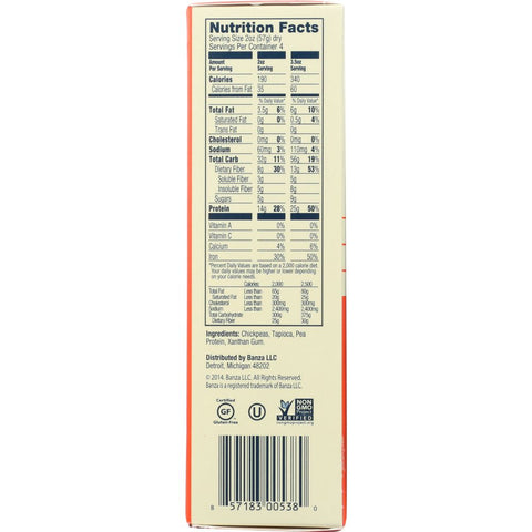 Banza Rigatoni Chickpea Pasta - 8 oz