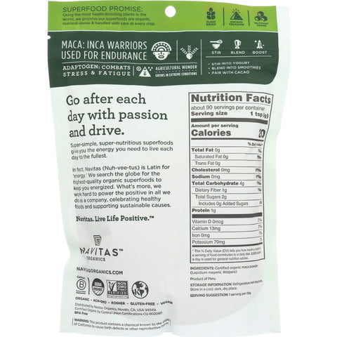 Navitas Organic Maca Powder - 16 oz