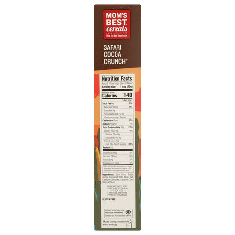 Moms Best Safari Cocoa Crunch Cereal - 16 oz