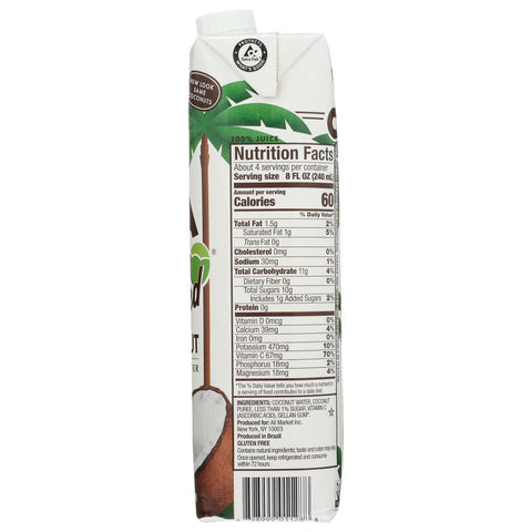 Vita Coco Pressed Coconut Water - 33.8 fl oz
