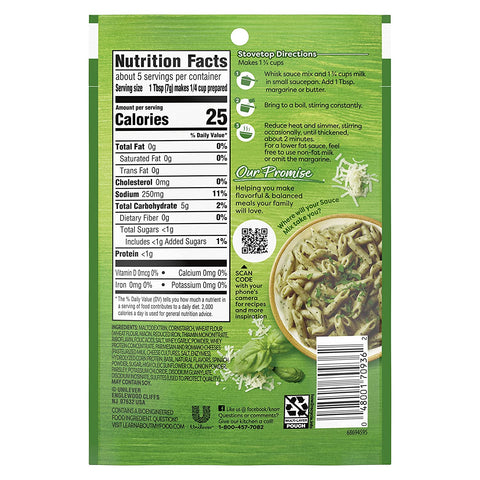 Knorr Mix Sauce Pasta Creamy Pesto - 1.3 oz
