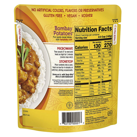 Tasty Bite Bombay Potatoes - 10 oz