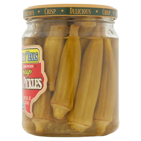 Talk O' Texas Okra Pickles Mild - 16 oz