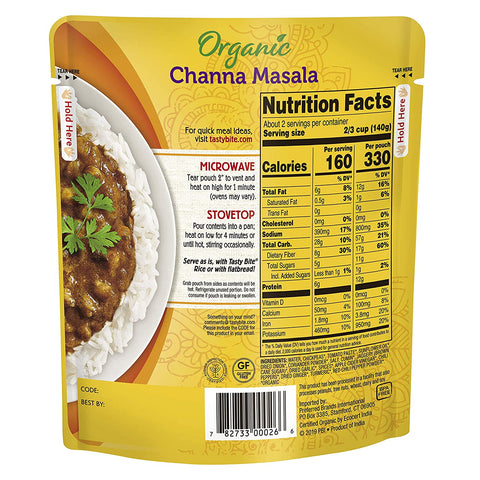 Tasty Bite Chana Masala - 10 oz