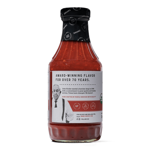 Kinder's Organic Hot BBQ Sauce - 20.5 oz