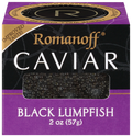 Romanoff Caviar Black Lumpfish - 2 oz | Pantryway