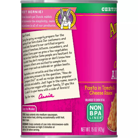 Annie's Homegrown Organic All Stars Pasta - 15 Oz