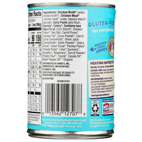 Annie's Homegrown Gluten Free Chicken and Pasta Soup - 14 oz