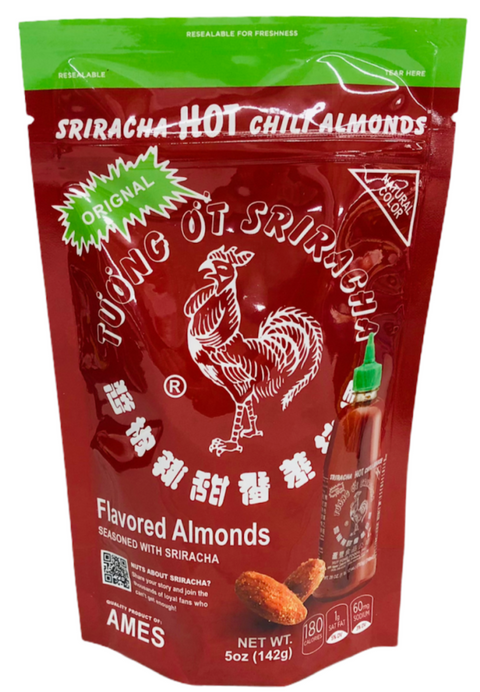 Huy Fong Flavored Almonds Sriracha Hot Chili - 5 oz | Pantryway