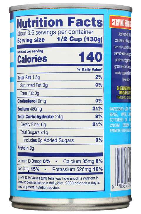 Blue Runner Creole Cream Style Red Beans Original - 16 oz