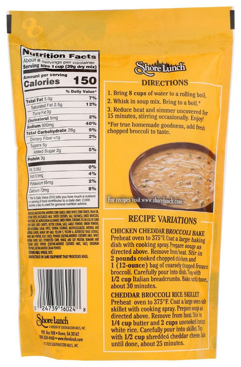 Shore Lunch Cheddar Broccoli Soup Mix - 11 oz