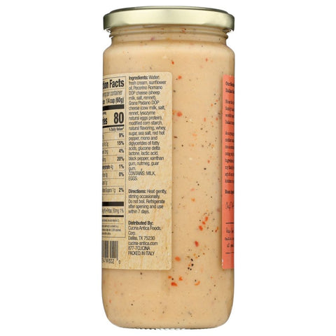 Cucina Antica Spicy Alfredo Pasta Sauce - 16.9 oz