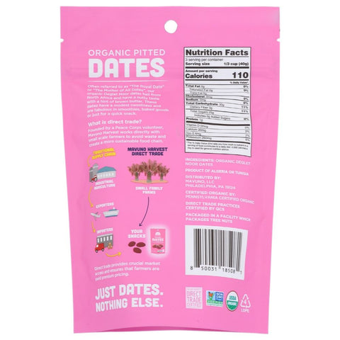 Mavuno Harvest Pitted Organic Dates - 4 oz