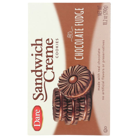 Dare Sandwich Creme Cookies Chocolate Fudge - 10.2 oz