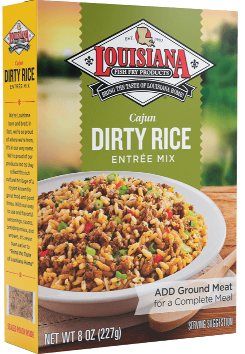 Dirty Rice Mix - Box 8 oz - Louisiana Fish Fry