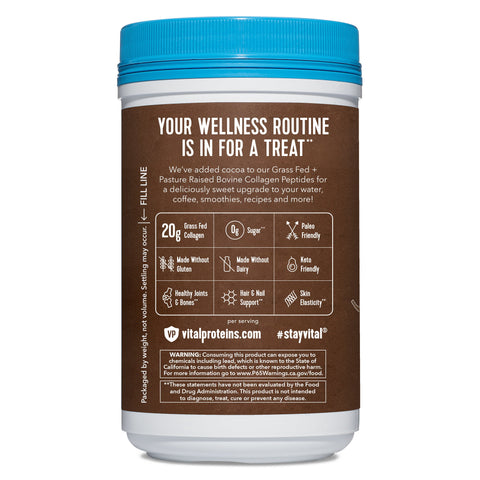 Vital Proteins Collagen Peptides Powder Chocolate - 13.5 oz