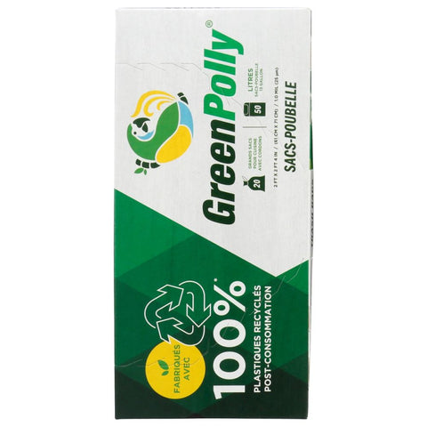 GreenPolly Trash Bags 13 Gallon - 20 bg