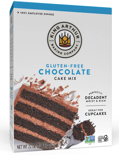 King Arthur Flour Gluten Free Chocolate Cake Mix - 22 oz | Pantryway