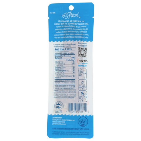 Pescavore Ahi Tuna Jerky Strip Caribbean Jerk - 1.5 oz