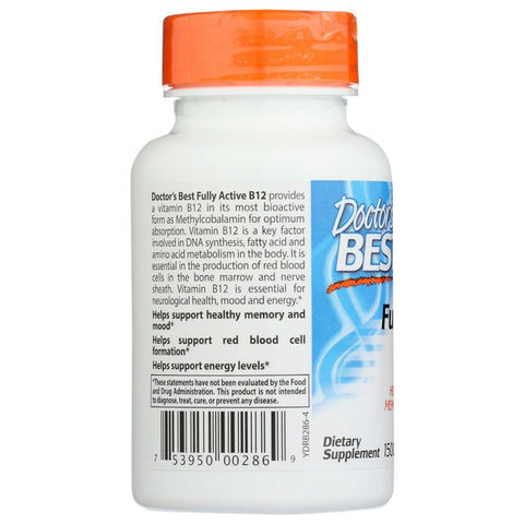 Doctor's Best Fully Active B12 - 60 ct