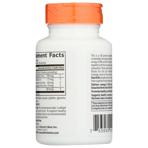 Doctor's Best Real Krill 350mg - 60 ct