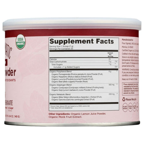 Four Sigmatic Perform Super Powder Raspberry Pomegranate - 4.94 oz