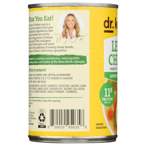 Dr Kellyann Lemon Chicken Bone Broth Soup - 14.5 oz