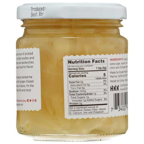 The Ginger People Organic Sushi Ginger - 6.7 oz