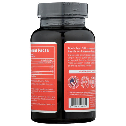 Health Logics Black Seed Oil - 100 ct
