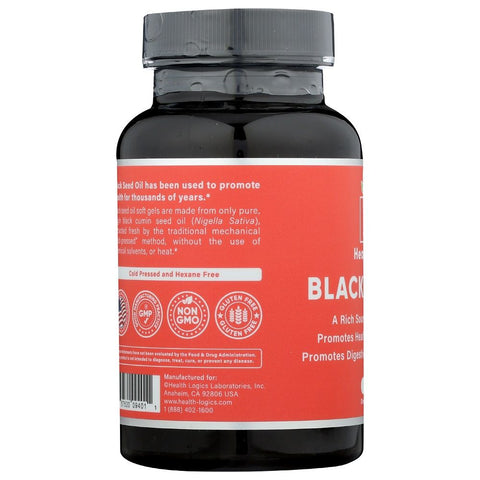 Health Logics Black Seed Oil - 100 ct