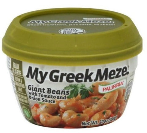 Palirria My Greek Meze Giant Beans With Tomato And Onion Sauce - 10 oz | Pantryway