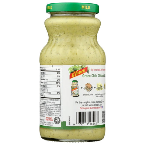 La Victoria Green Chile Enchilada Sauce Creamy Mild - 16 oz