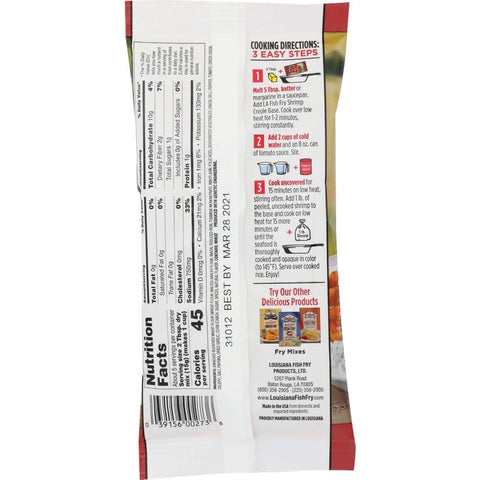 Louisiana Fish Fry New Orleans Style Shrimp Creole Base - 2.61 oz