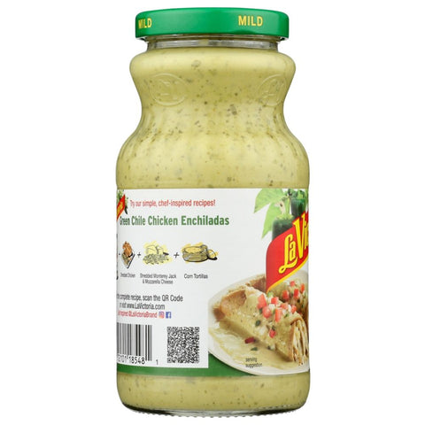 La Victoria Green Chile Enchilada Sauce Creamy Mild - 16 oz