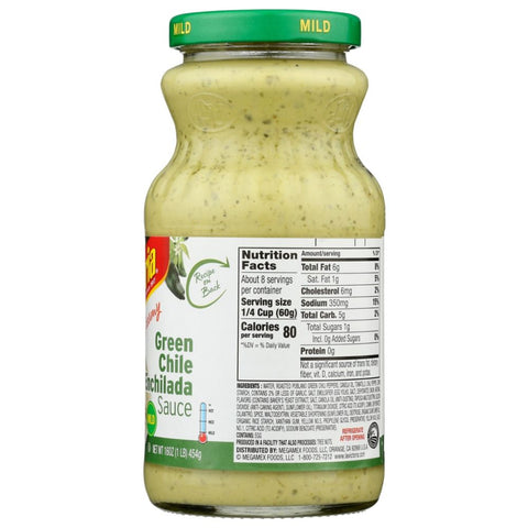La Victoria Green Chile Enchilada Sauce Creamy Mild - 16 oz