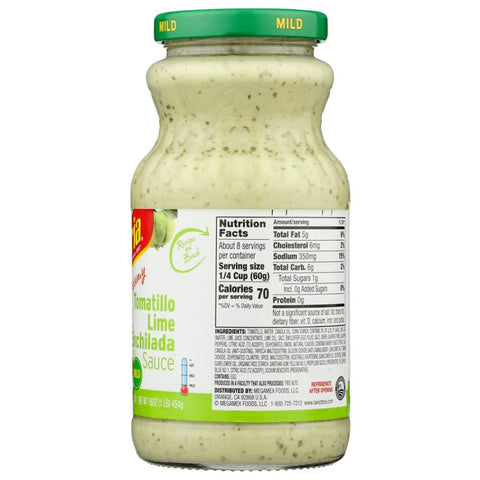 La Victoria Creamy Tomatillo Lime Enchilada Sauce Mild - 16 oz