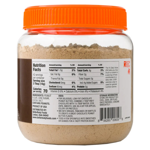 PBFit Peanut Butter Powder Chocolate - 24 oz