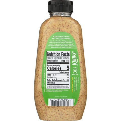 Koops' Mustard Horseradish - 12 oz