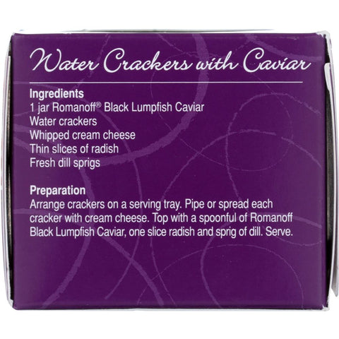 Romanoff Caviar Black Lumpfish - 2 oz