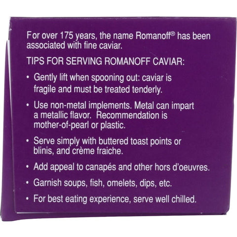 Romanoff Caviar Black Lumpfish - 2 oz