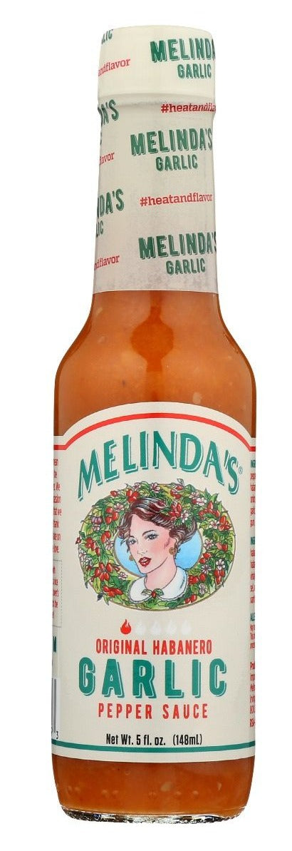 Melinda's Original Habanero Garlic Pepper Hot Sauce - 5 oz